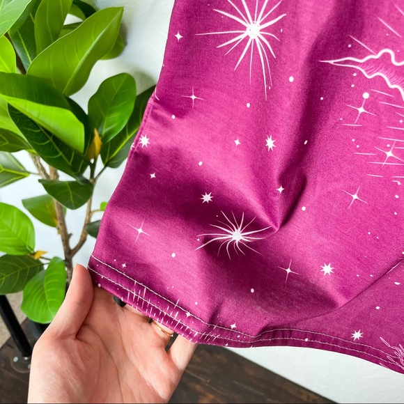 🛎️ 5/$20 NWT Nasty Gal Night and Day Sky Pajama Short Set - Picture 4 of 12